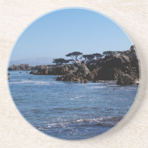 Landschaftliche Serie - Rocky California Coastline Getränkeuntersetzer