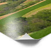 Landschaftliche Sicht auf das Ackerland südlich vo Fotodruck (Ecke)