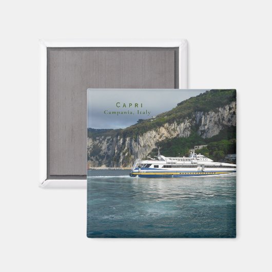 Landschaftliche Sicht auf das Fahrgastschiff in Ca Magnet (Vorderseite/Rückseite)