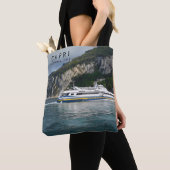 Landschaftliche Sicht auf das Fahrgastschiff in Ca Tasche (Von Nahem)