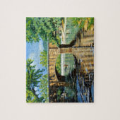 Landschaftliche Sicht auf den Forellenstrom in Mis Puzzle (Vertikal)