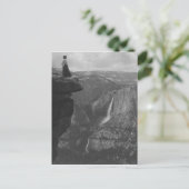 Landschaftliche Sicht auf den Gletscher Postkarte (Stehend Vorderseite)