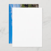 Landschaftliche Sicht auf den Leuchtturm von Fanad Postkarte (Vorne/Hinten)