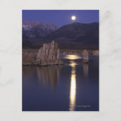 Landschaftliche Sicht auf den Mono See außerhalb v Postkarte (Vorderseite)
