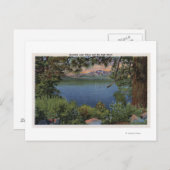 Landschaftliche Sicht auf den See Postkarte (Vorne/Hinten)