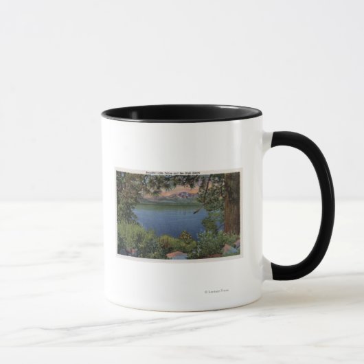 Landschaftliche Sicht auf den See Tasse (Rechts)