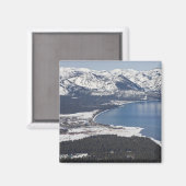 Landschaftliche Sicht auf den Tahoe-See, USA Magnet (Vorderseite/Rückseite)