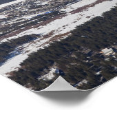 Landschaftliche Sicht auf den Tahoe-See, USA Poster (Ecke)