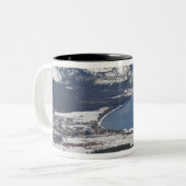 Landschaftliche Sicht auf den Tahoe-See, USA Zweifarbige Tasse (Vorderseite Links)
