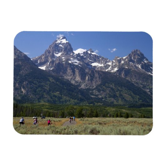 Landschaftliche Sicht auf den Teton-Bereich Magnet (Horizontal)