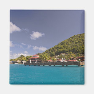 Landschaftliche Sicht auf die Bitter End Yacht Clu Magnet