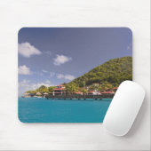 Landschaftliche Sicht auf die Bitter End Yacht Clu Mousepad (Mit Mouse)