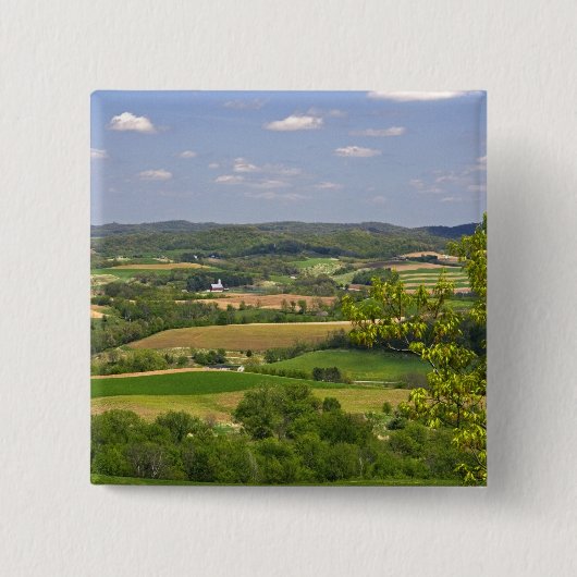 Landschaftliche Sicht auf die landwirtschaftliche Button (Vorderseite)