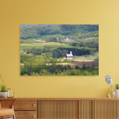 Landschaftliche Sicht auf die landwirtschaftliche  Leinwanddruck (Insitu (Wohnzimmer))