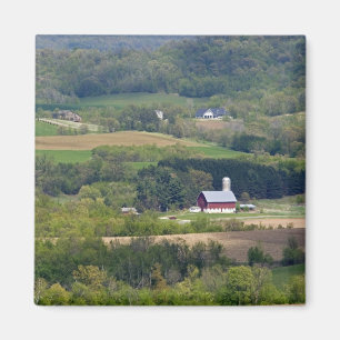 Landschaftliche Sicht auf die landwirtschaftliche  Magnet