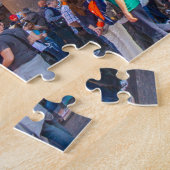 Landschaftliche Sicht auf die Pantheon-Fassade, Ro Puzzle (Seite)