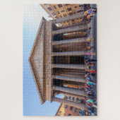 Landschaftliche Sicht auf die Pantheon-Fassade, Ro Puzzle (Vertikal)