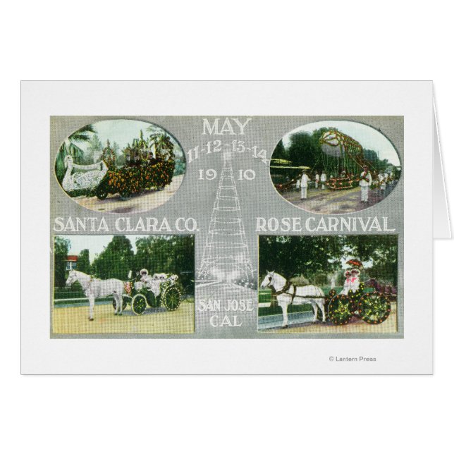 Landschaftliche Sicht auf die Rose Santa Clara Co (Vorderseite (Horizontal))