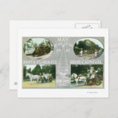 Landschaftliche Sicht auf die Rose Santa Clara Co Postkarte (Vorne/Hinten)