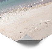 Landschaftliche Sicht auf Hawaiian Lagoon Poster (Ecke)