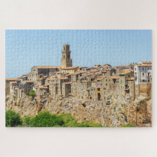 Landschaftliche Sicht auf Pitigliano, Toskana, Ita Puzzle
