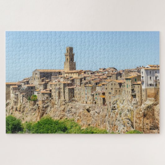 Landschaftliche Sicht auf Pitigliano, Toskana, Ita Puzzle (Horizontal)