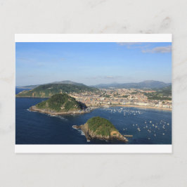 Landschaftliche Sicht auf San Sebastian Postkarte