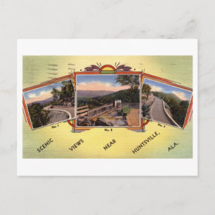 Landschaftliche Sicht, Huntsville, Alabama Vintag Postkarte