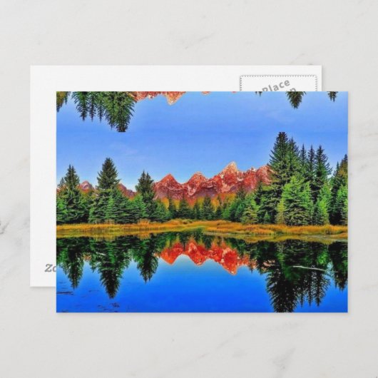 landschaftliche Sicht Postkarte (Vorne/Hinten)