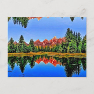 landschaftliche Sicht Postkarte