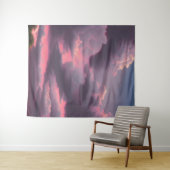 Landschaftliche Sicht Sommersonnenuntergang Wandteppich (Beispiel (Horizontal))