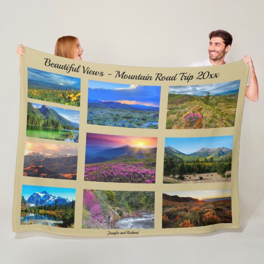 Landschaftliche Sicht von Ihrer Straßenfahrt auf I Fleecedecke (Beispiel)