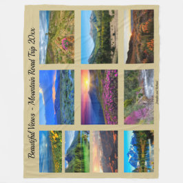 Landschaftliche Sicht von Ihrer Straßenfahrt auf I Fleecedecke