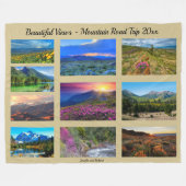 Landschaftliche Sicht von Ihrer Straßenfahrt auf I Fleecedecke (Vorderseite (Horizontal))