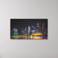 Landschaftliche Singapur Skyline