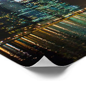 Landschaftliche Singapur Skyline Poster (Ecke)