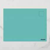 "Landschaftliche Snapshots" Folien Feiertagspostkarte (Rückseite)