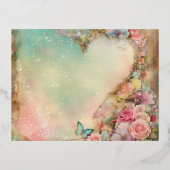 "Landschaftliche Snapshots" Folien Feiertagspostkarte (Vorderseite)