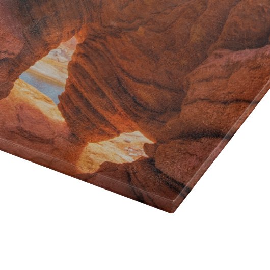 Landschaftliche Steinhöhle Schneidebrett (Ecke)