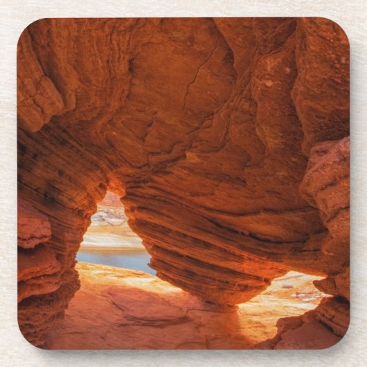 Landschaftliche Steinhöhle Untersetzer (Vorderseite)