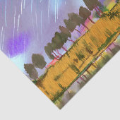 Landschaftliche Szene mit Sternpfaden Landschaft A Seidenpapier (Ausschnitt)