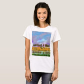 Landschaftliche Szene mit Sternpfaden Landschaft A T-Shirt (Vorne ganz)