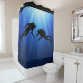 Landschaftliche Tauchgänge Duschvorhang (Beispiel)