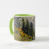 Landschaftliche Taylor River Colorado Malerei Tasse (Vorderseite Links)