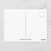 Landschaftliche Tropical Kauai Hawaii Island Postkarte (Rückseite)