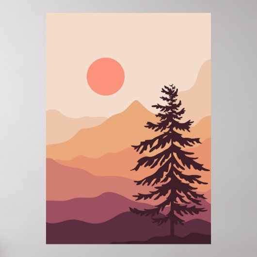 Landschaftliche Wandkunst Poster (Vorne)