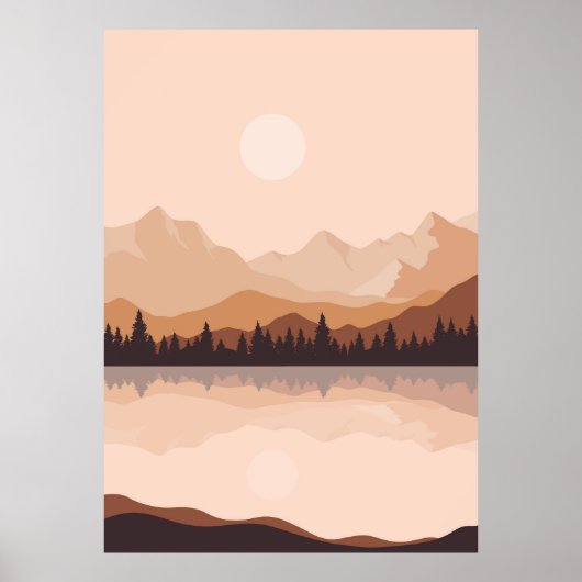 Landschaftliche Wandkunst Poster (Vorne)