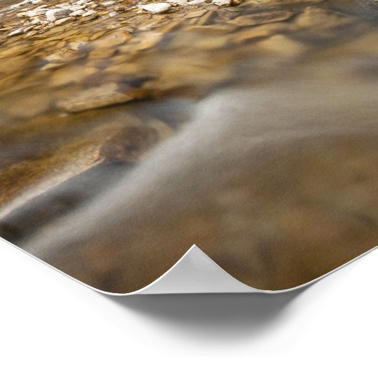 Landschaftliche Wasserfall-Kunstdrucke Poster (Ecke)