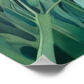 Landschaftliche Wasserfarbe Poster (Ecke)