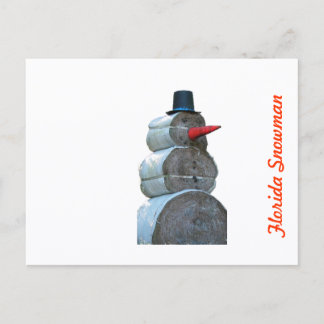 Landschaftliche Weihnachtsmann-Feiertagskarten Postkarte